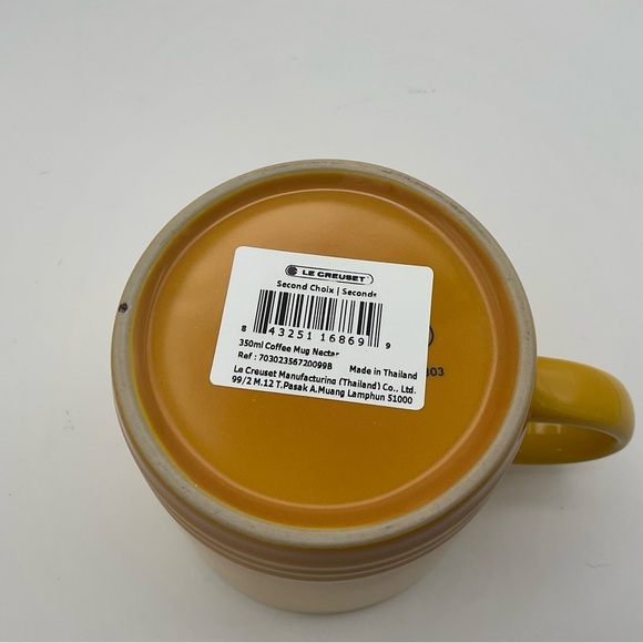 Le Creuset 11.8 oz mug, Nectar color. NWT - Picture 3 of 5